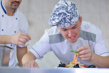 Image showing chef preparing food