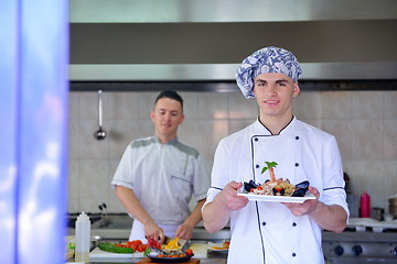 Image showing chef preparing food