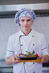 Image showing chef preparing food