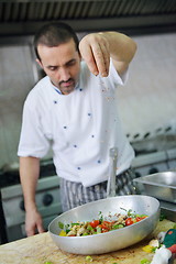 Image showing chef preparing food