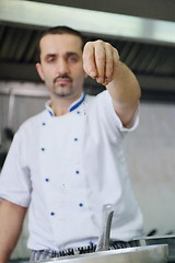 Image showing chef preparing food