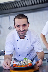 Image showing chef preparing food