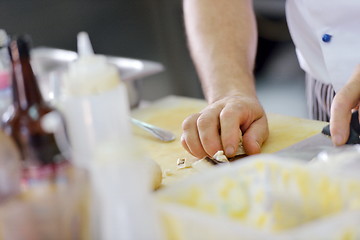 Image showing chef preparing food