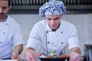 Image showing chef preparing food