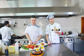 Image showing chef preparing food