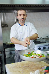 Image showing chef preparing food