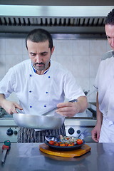 Image showing chef preparing food