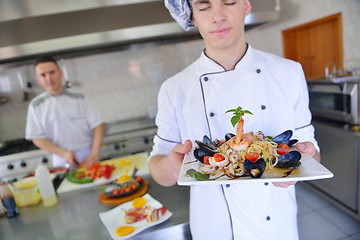 Image showing chef preparing food