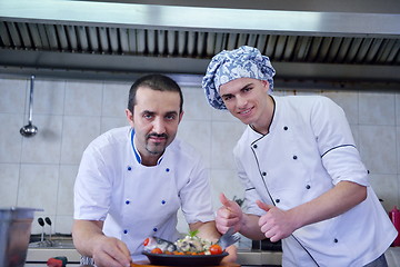 Image showing chef preparing food