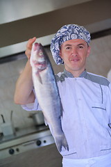 Image showing chef preparing food