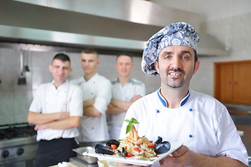 Image showing chef preparing food