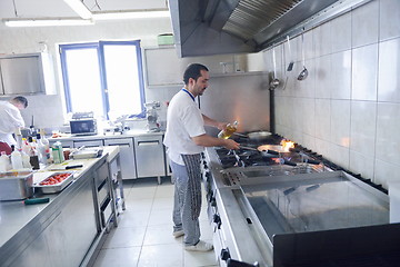 Image showing chef preparing food