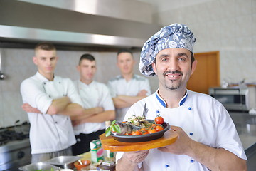 Image showing chef preparing food