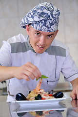 Image showing chef preparing food