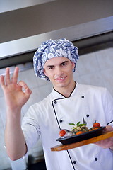 Image showing chef preparing food