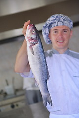 Image showing chef preparing food