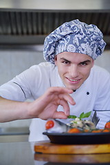 Image showing chef preparing food