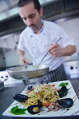 Image showing chef preparing food