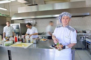 Image showing chef preparing food