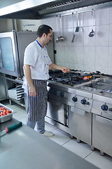 Image showing chef preparing food