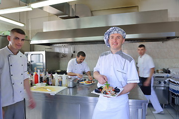 Image showing chef preparing food