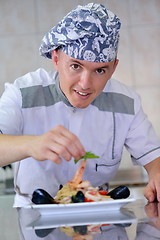 Image showing chef preparing food