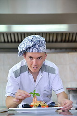 Image showing chef preparing food