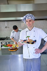 Image showing chef preparing food