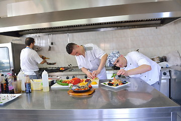 Image showing chef preparing food