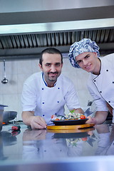 Image showing chef preparing food