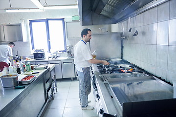 Image showing chef preparing food