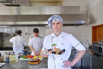 Image showing chef preparing food