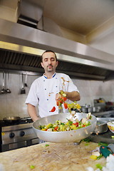 Image showing chef preparing food