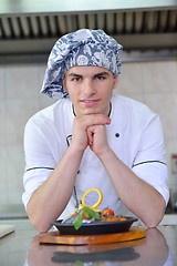 Image showing chef preparing food