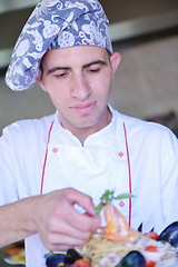 Image showing chef preparing food