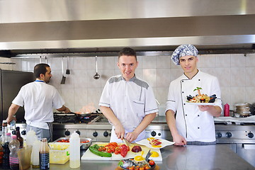 Image showing chef preparing food