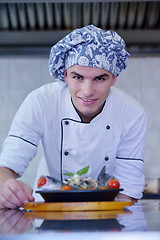 Image showing chef preparing food