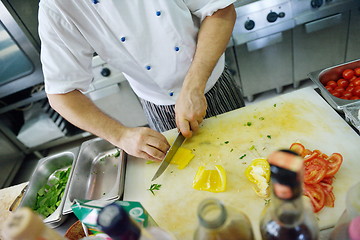 Image showing chef preparing food