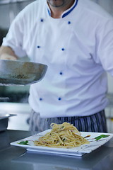 Image showing chef preparing food