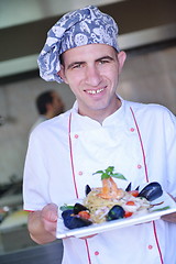 Image showing chef preparing food