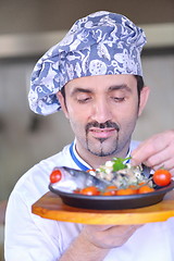 Image showing chef preparing food