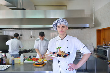 Image showing chef preparing food