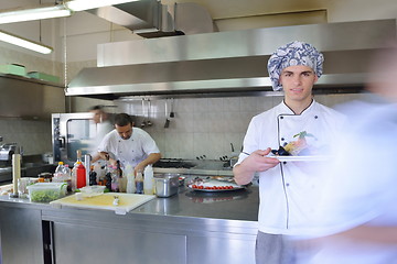 Image showing chef preparing food