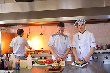 Image showing chef preparing food