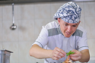 Image showing chef preparing food