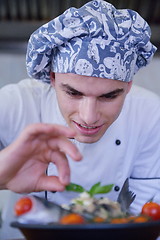 Image showing chef preparing food