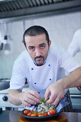 Image showing chef preparing food