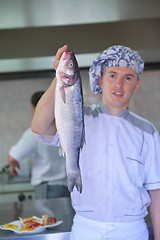 Image showing chef preparing food