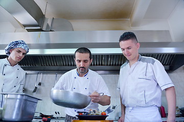 Image showing chef preparing food