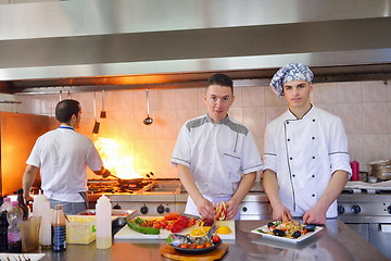 Image showing chef preparing food